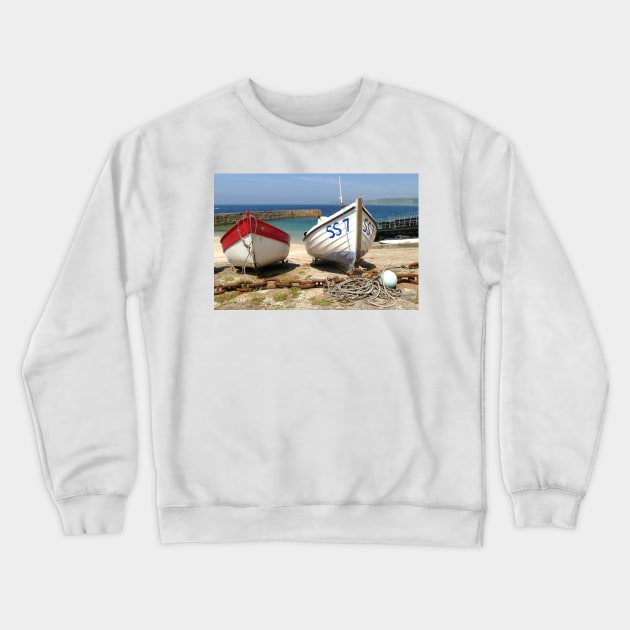 Sennen Cove, Cornwall Crewneck Sweatshirt by Chris Petty